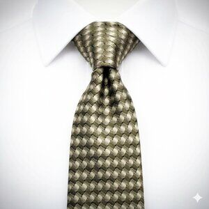 Kenneth Cole Reaction Silk Tie Geometric